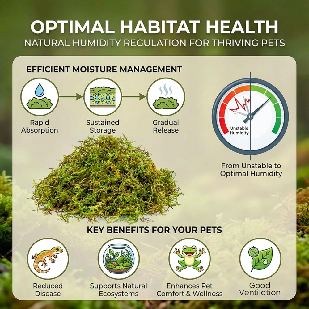 Sphagnum Moss for Reptiles - G - Sphagnum Moss Dry incelemesi ve fiyatı