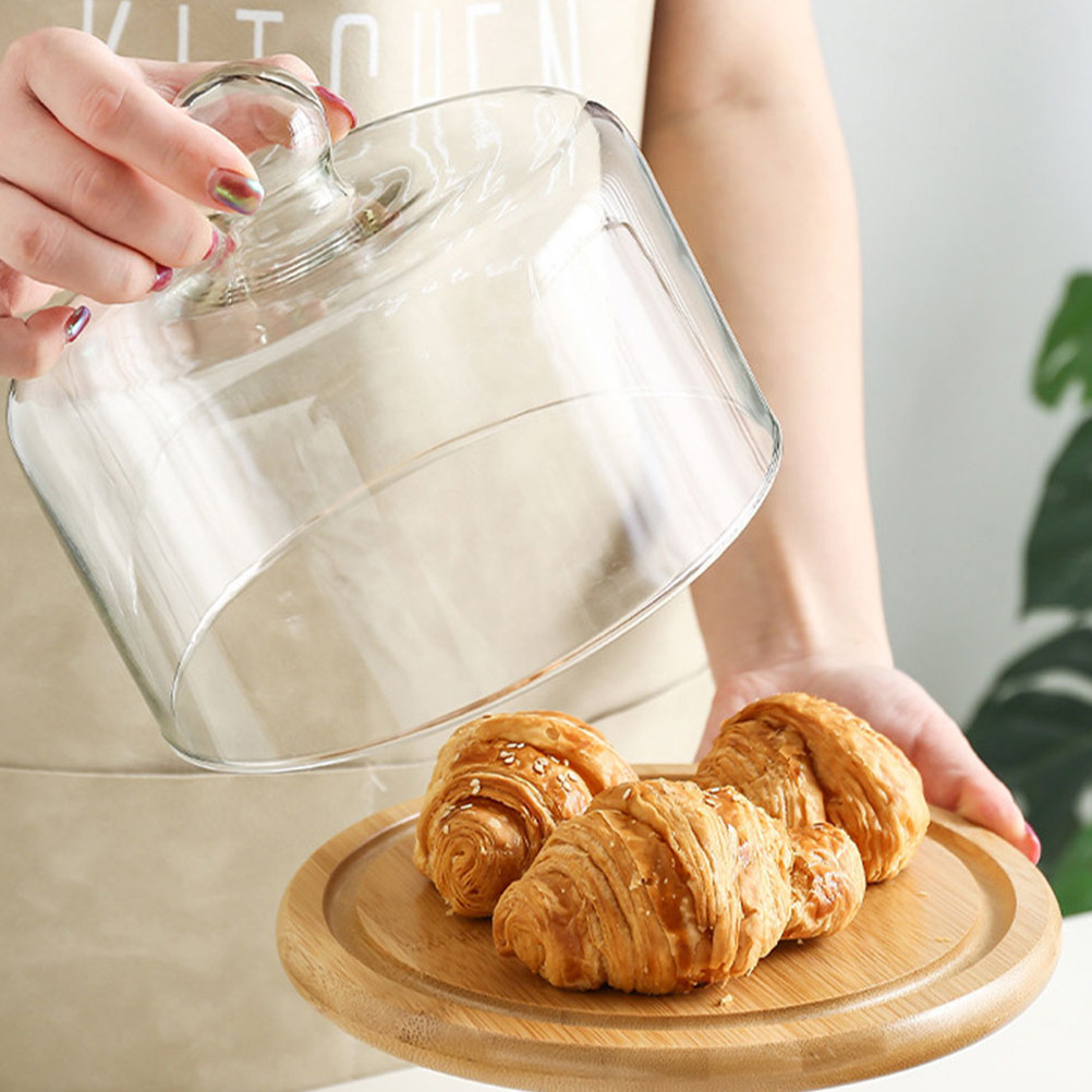 21Cm Clear Glass Cake Dome Cov - Plastic Dome Clear incelemesi ve fiyatı