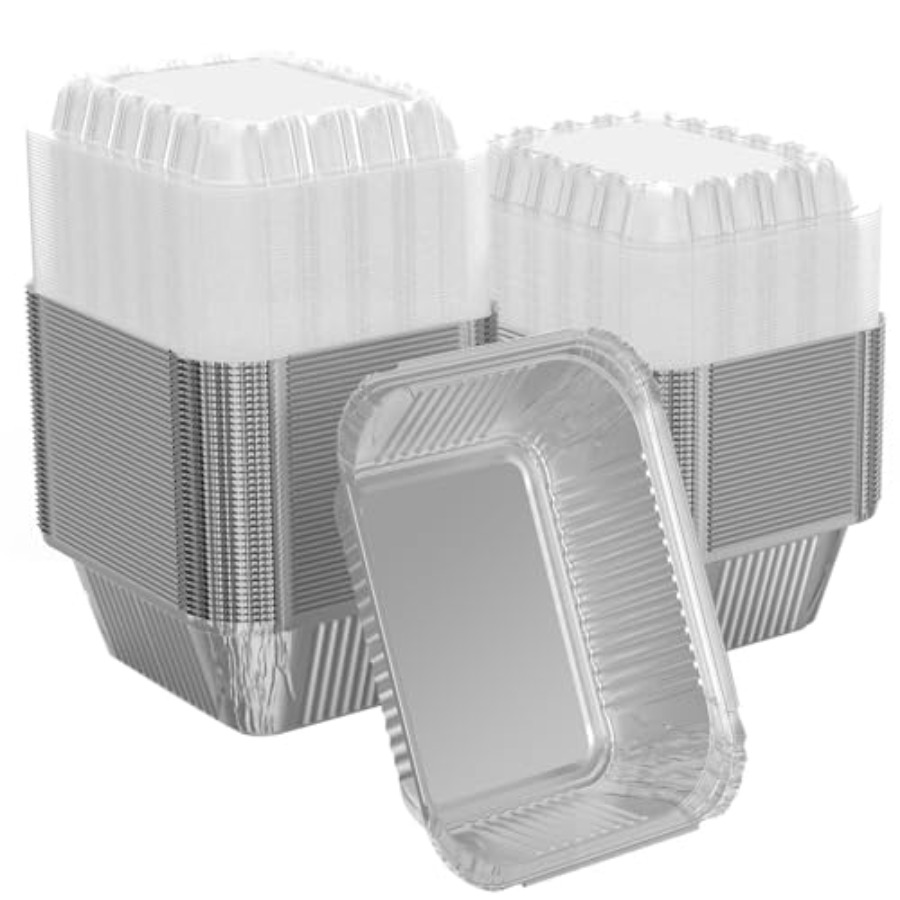 25 Pack Rectangular Disposable - Plastic Dome Clear incelemesi ve fiyatı