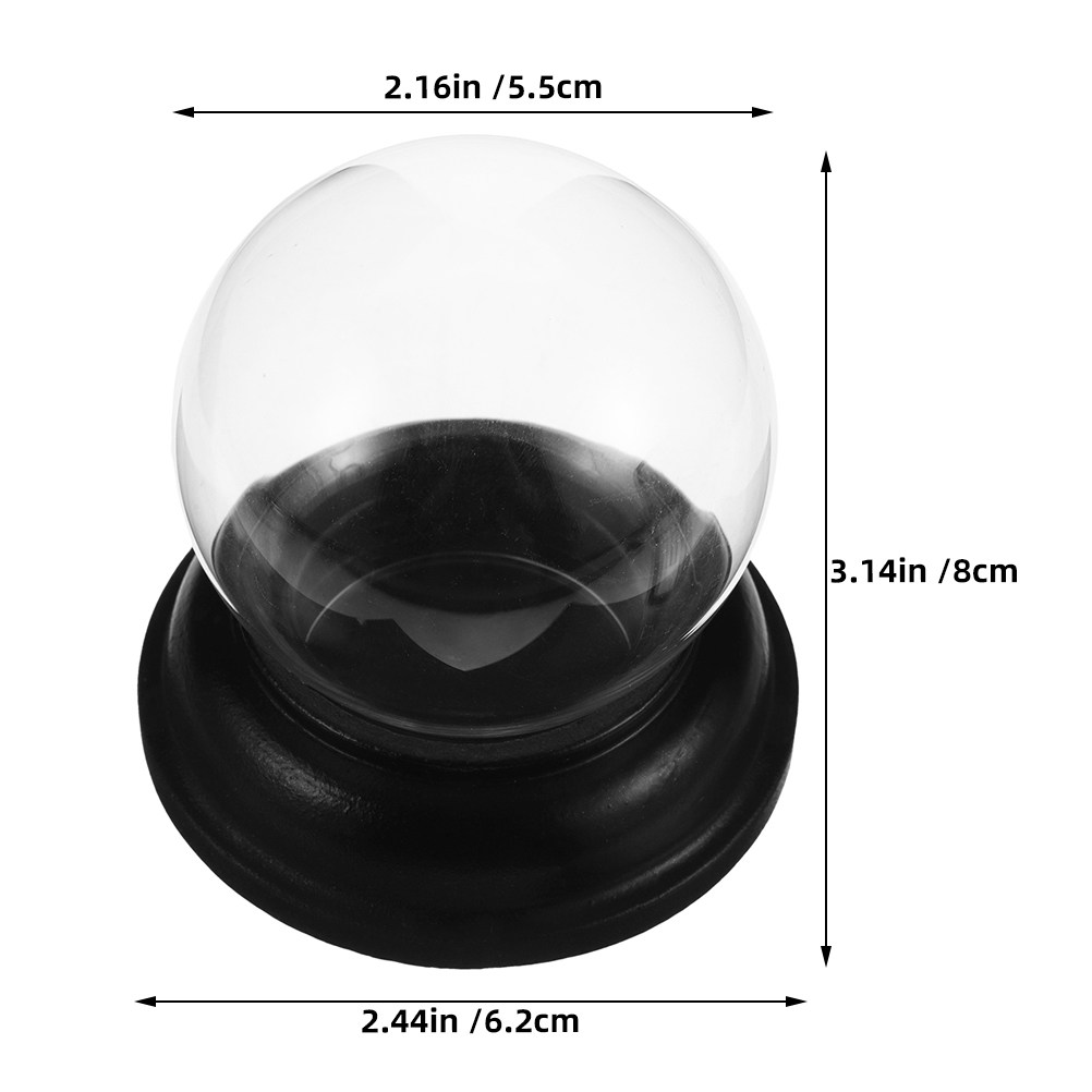 Empty Fillable Glass Snow Glob - Plastic Dome Clear incelemesi ve fiyatı