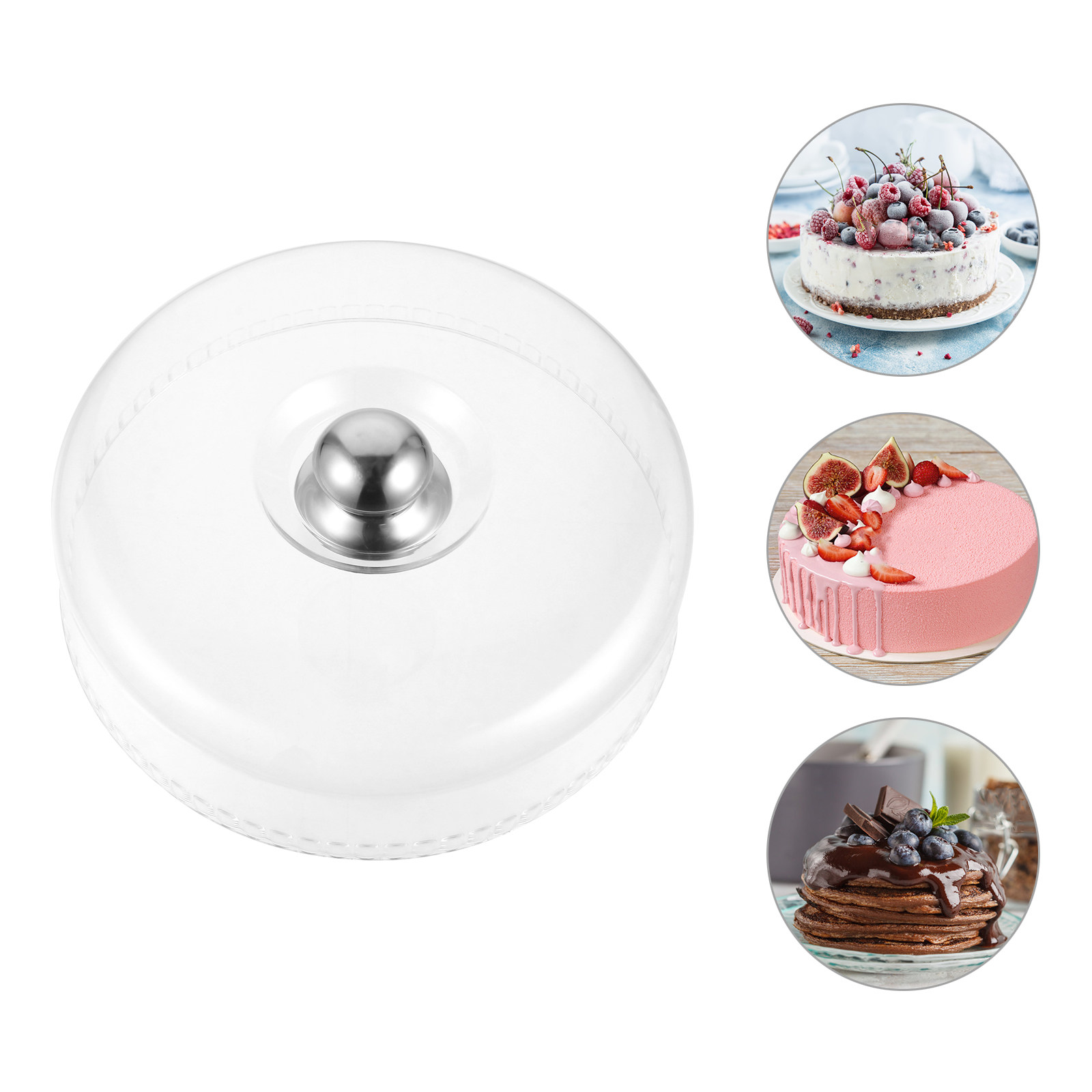 1Pcs Cake Cover Transparent Du - Plastic Dome Clear incelemesi ve fiyatı