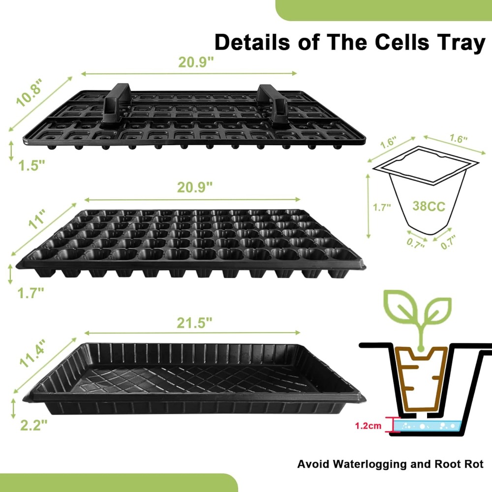 72 Cell Seed Starter Trays wit - Propagation Tray 72 incelemesi ve fiyatı