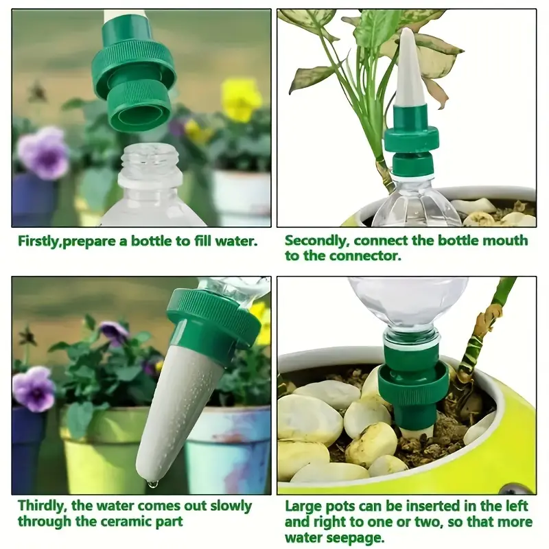 4Pcs Automatic Plant Drip Irri - Self Watering Insert incelemesi ve fiyatı