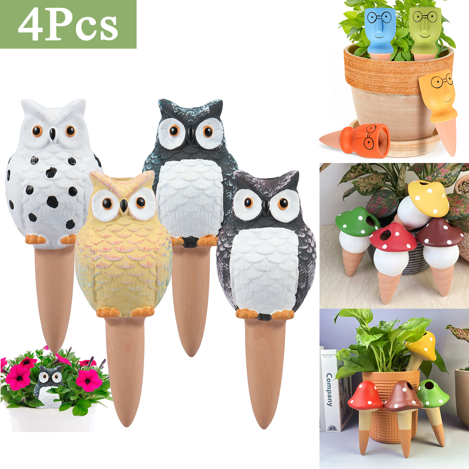 4Pcs Self-Watering Spikes Dive - Self Watering Insert incelemesi ve fiyatı