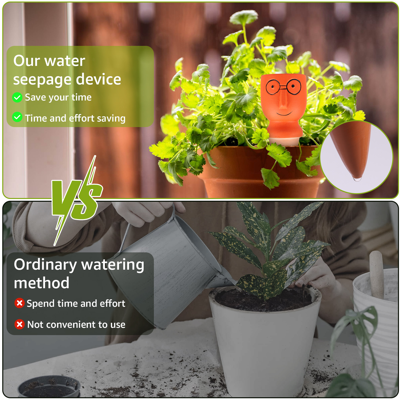 4Pcs Self-Watering Spikes Dive - Self Watering Insert incelemesi ve fiyatı