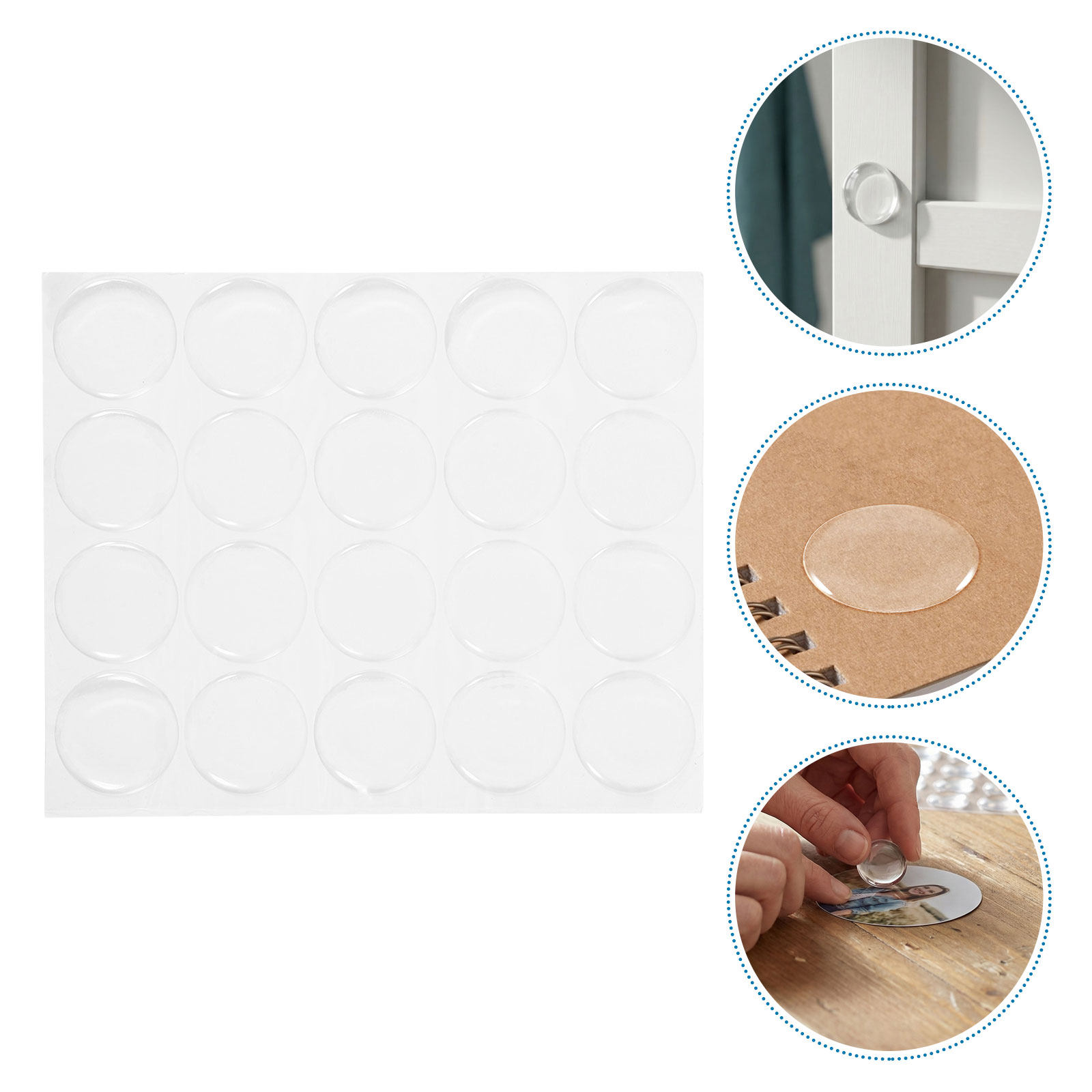 40Pcs Clear Round Epoxy Dome S - Plastic Dome Clear incelemesi ve fiyatı