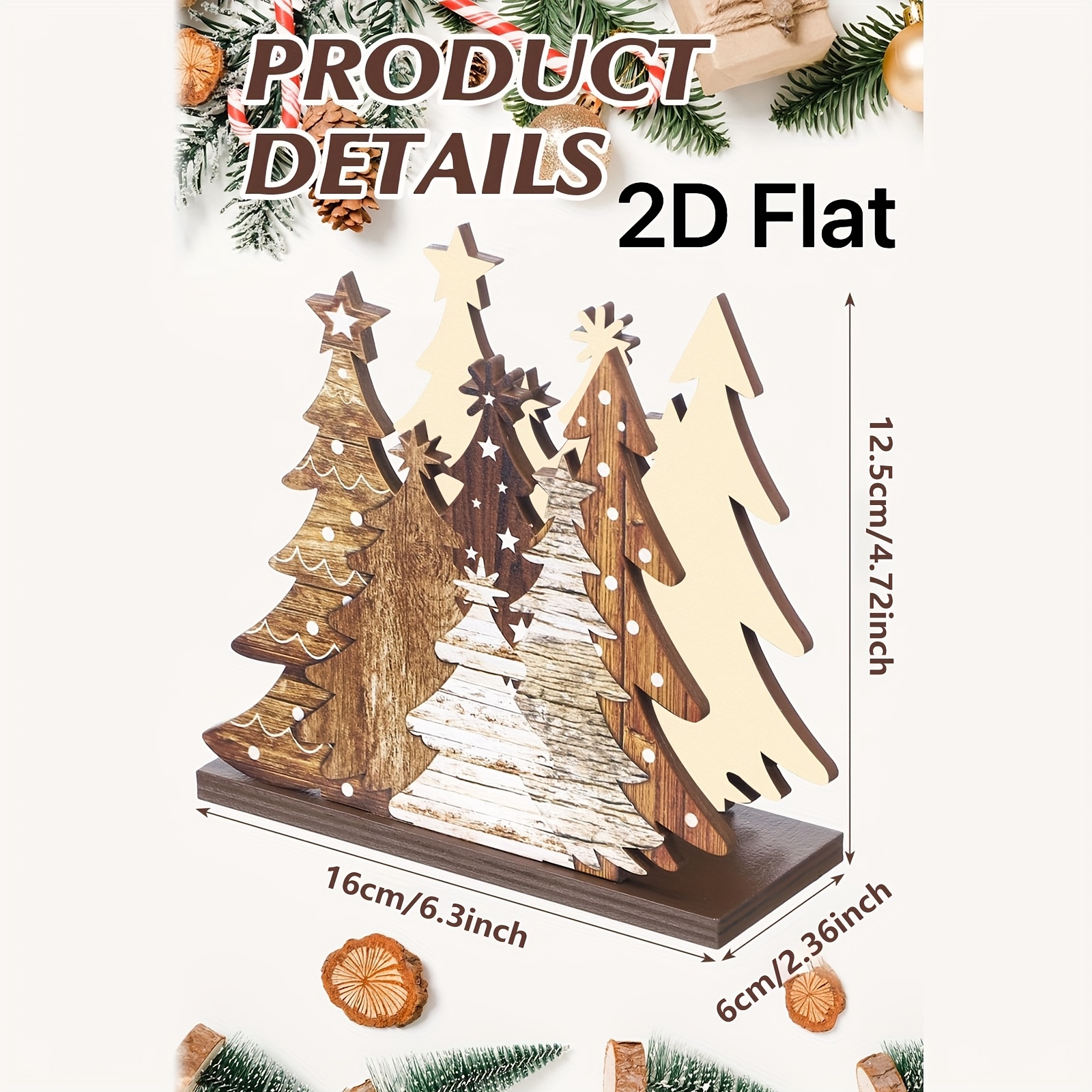 1pc 2D Flat Christmas Tree Tis - Agar Tissue Culture incelemesi ve fiyatı
