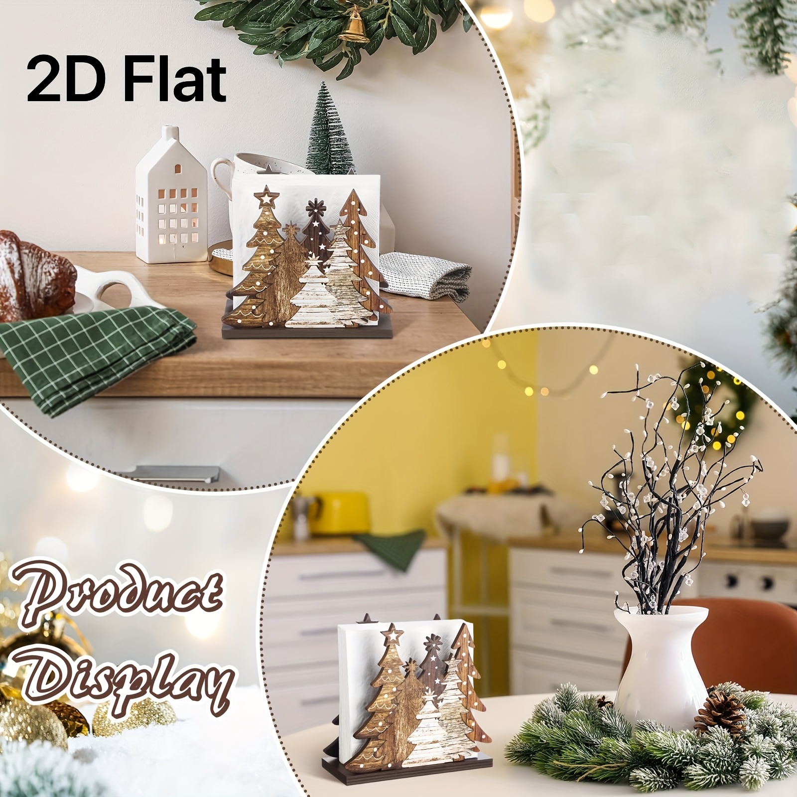 1pc 2D Flat Christmas Tree Tis - Agar Tissue Culture incelemesi ve fiyatı