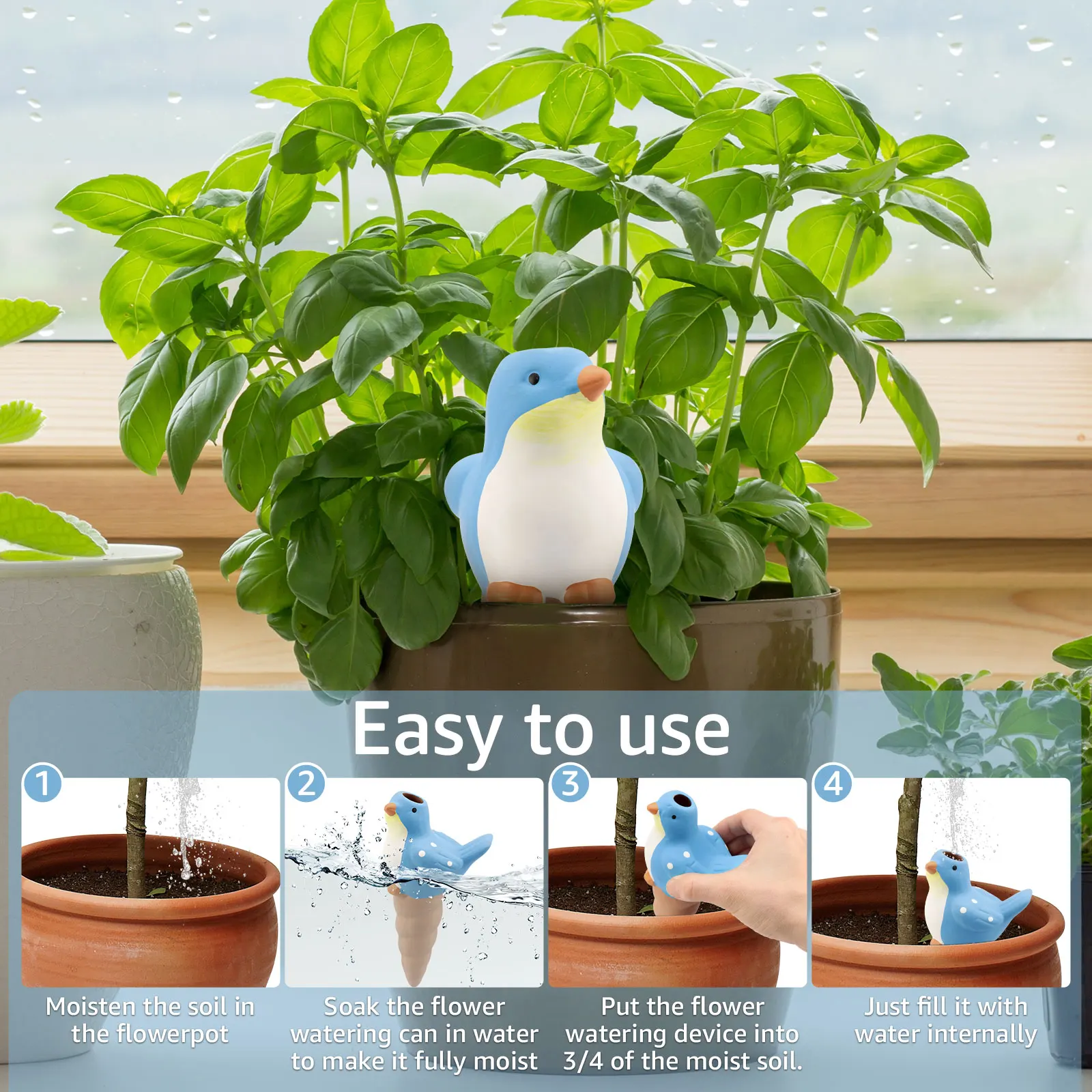 4Pcs Automatic Plant Watering  - Self Watering Insert incelemesi ve fiyatı